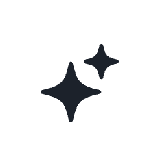 Sparkle icon for the AI assistant that appears int he Left Bar